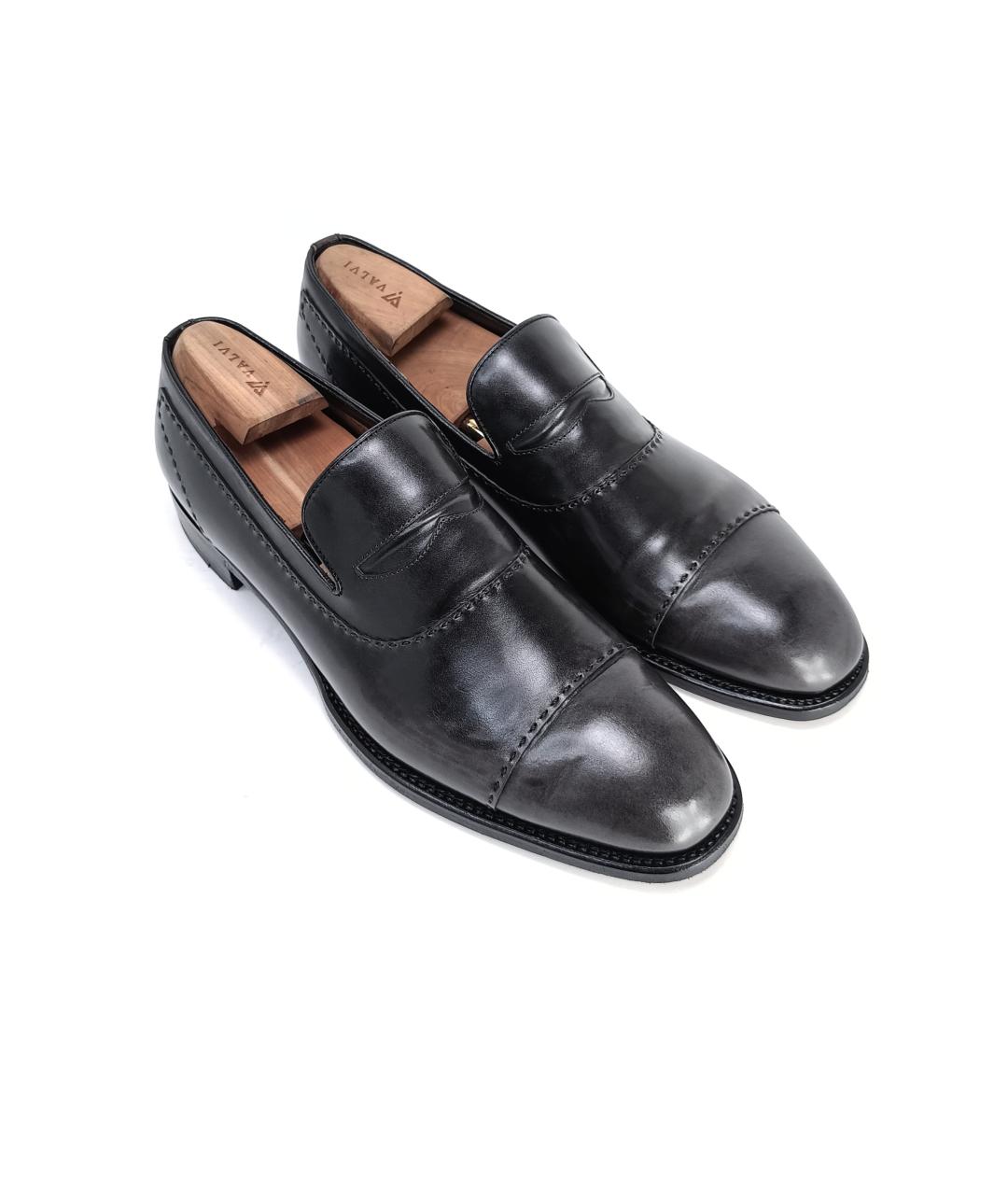 BRIONI Черные кожаные лоферы, фото 3
