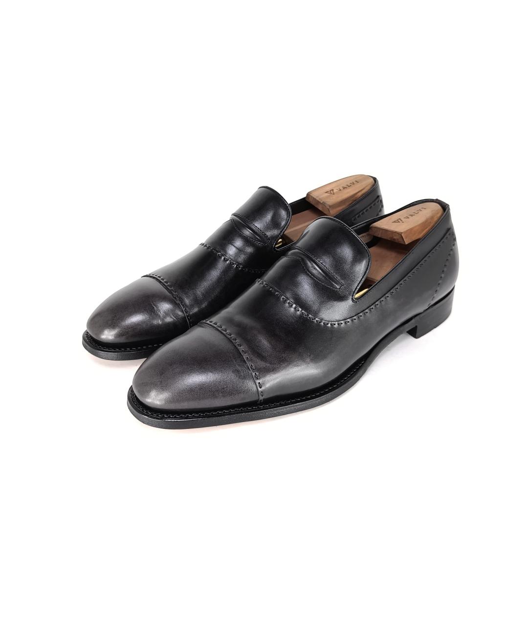 BRIONI Черные кожаные лоферы, фото 5
