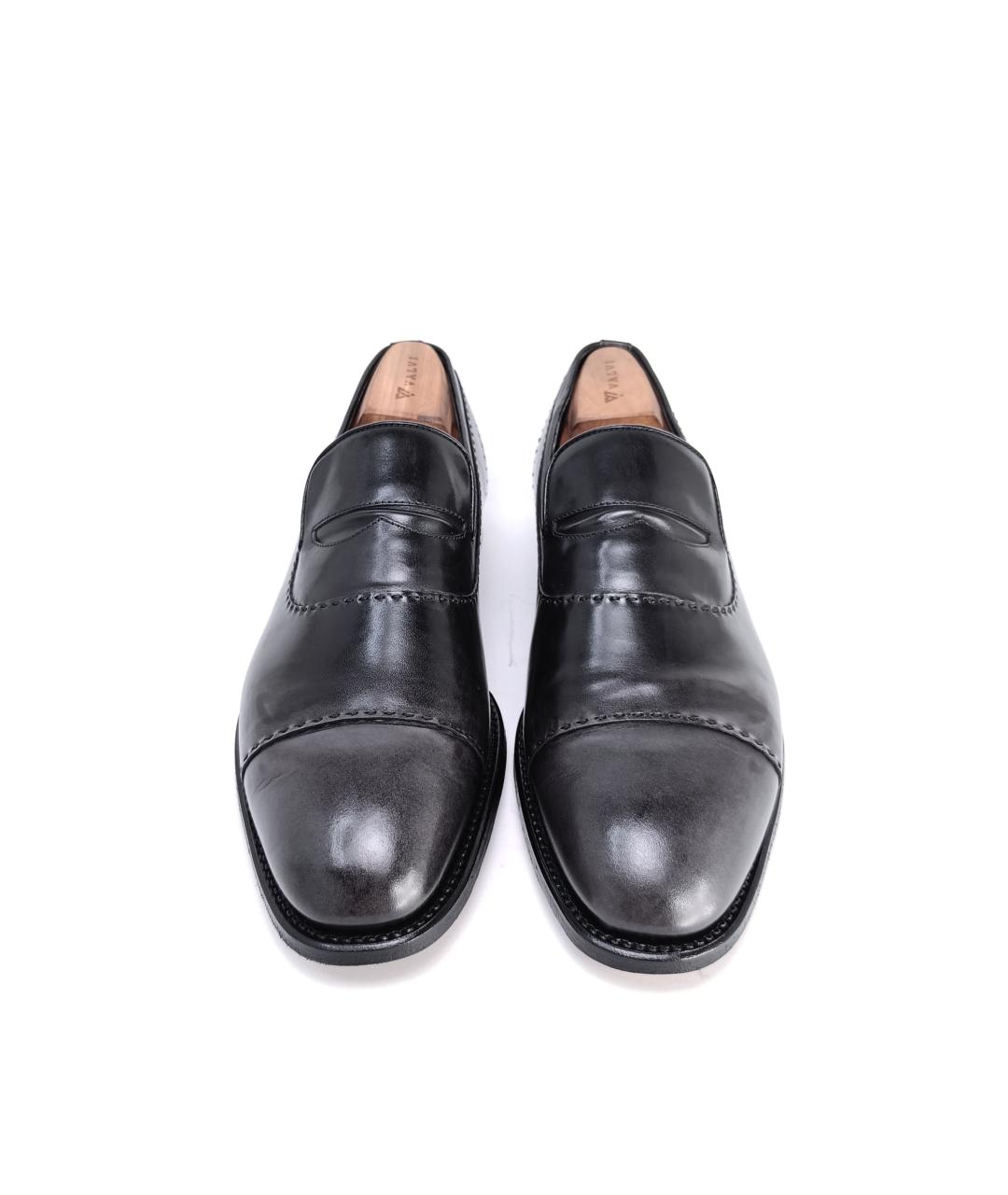 BRIONI Черные кожаные лоферы, фото 6