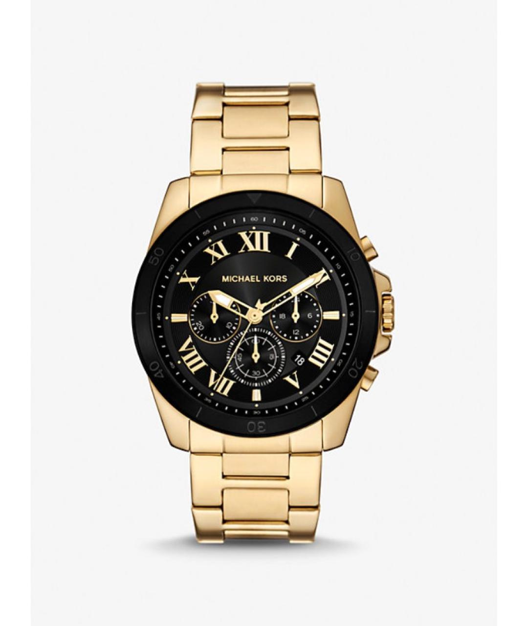 MICHAEL KORS Золотые стальные часы, фото 10