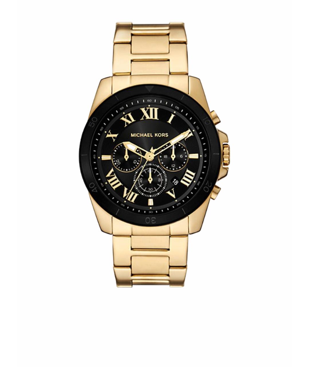 MICHAEL KORS Золотые стальные часы, фото 1