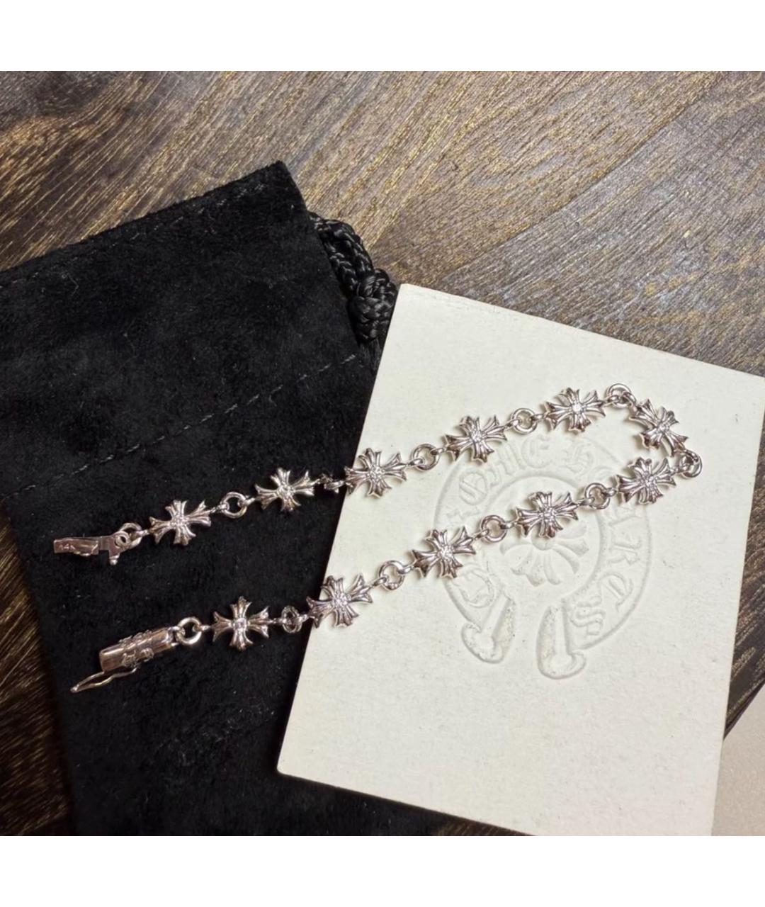 CHROME HEARTS Белый браслет из белого золота, фото 9