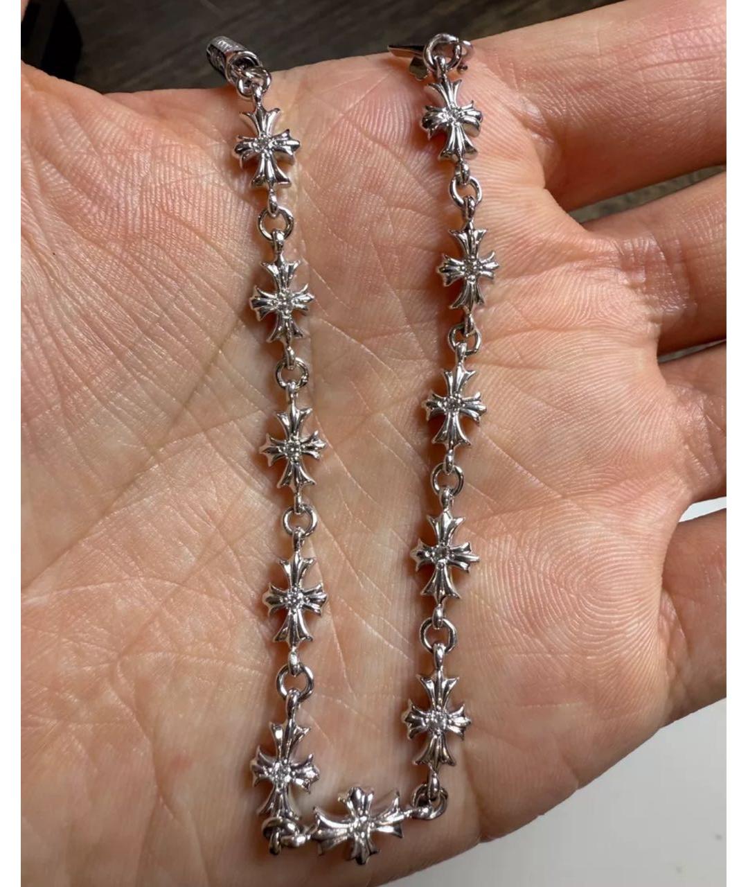 CHROME HEARTS Белый браслет из белого золота, фото 2