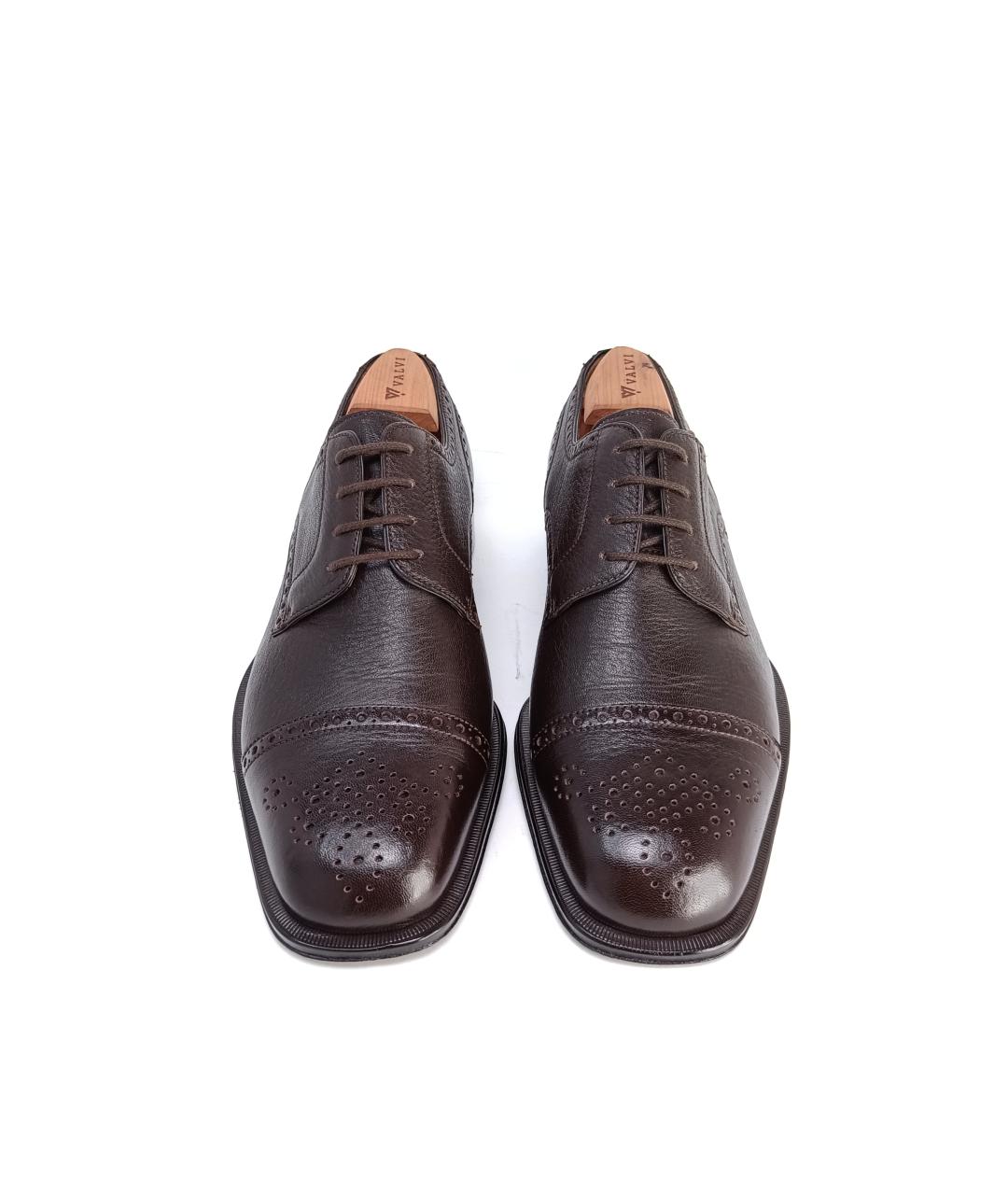 BALLY Коричневые кожаные туфли, фото 6