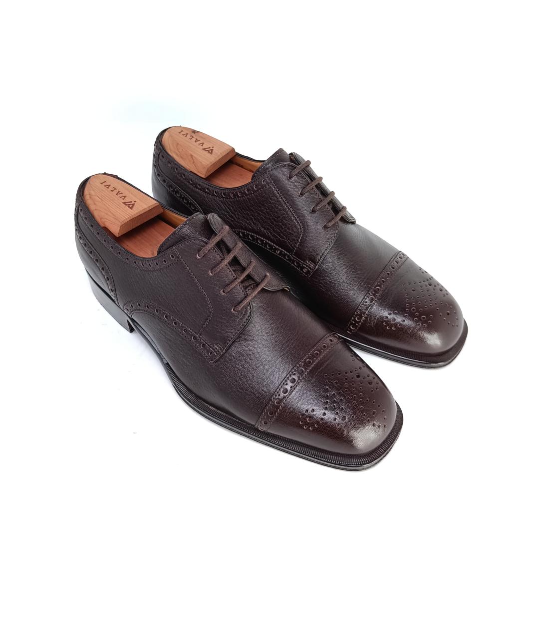 BALLY Коричневые кожаные туфли, фото 3