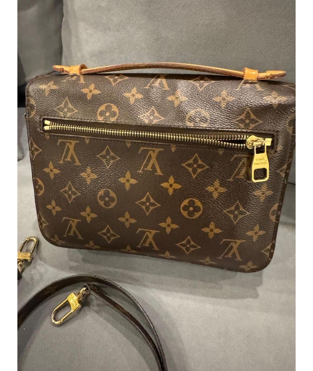 LOUIS VUITTON Коричневая сумка через плечо, фото 8