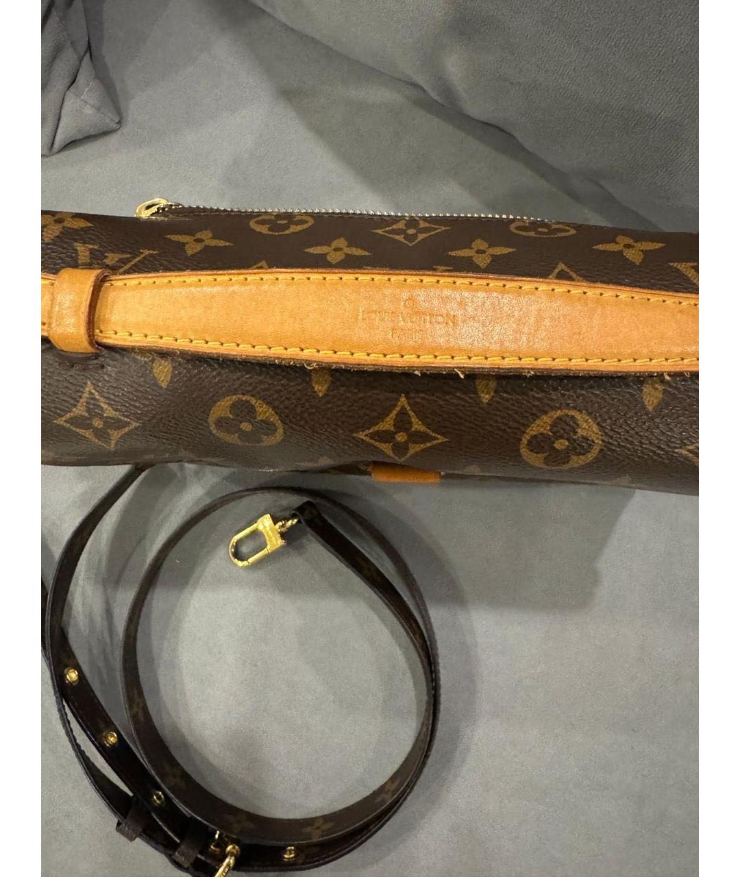 LOUIS VUITTON Коричневая сумка через плечо, фото 6