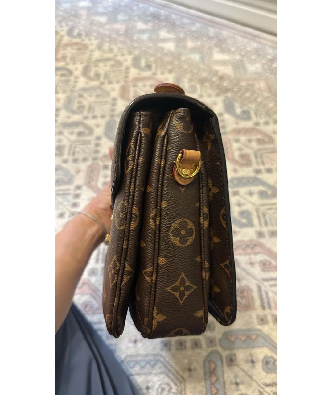 LOUIS VUITTON Коричневая сумка через плечо, фото 2