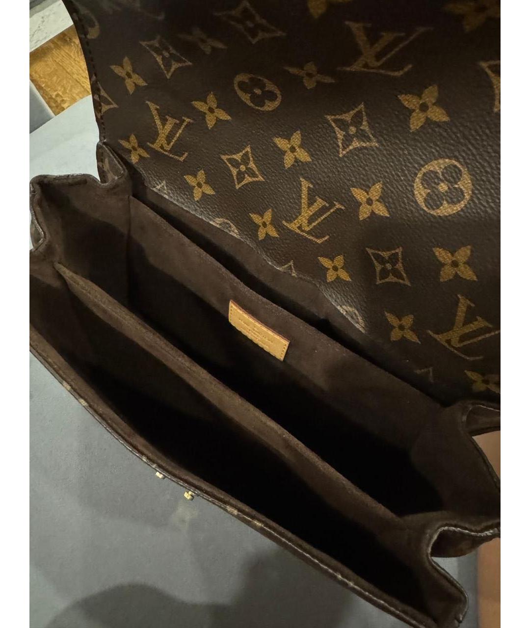 LOUIS VUITTON Коричневая сумка через плечо, фото 5