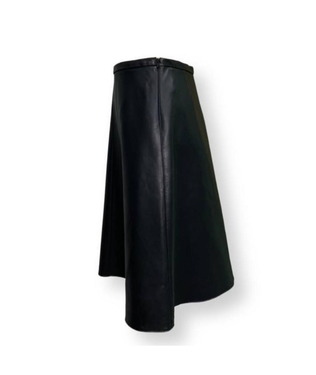 WEEKEND MAX MARA Черная полиэстеровая юбка миди, фото 2