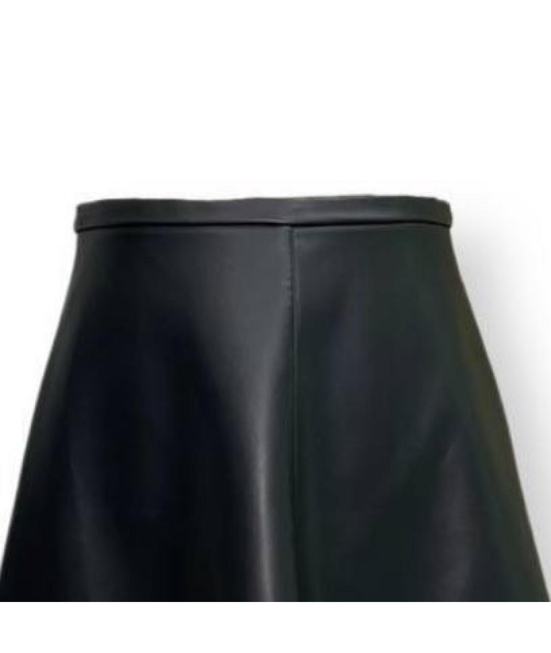 WEEKEND MAX MARA Черная полиэстеровая юбка миди, фото 4