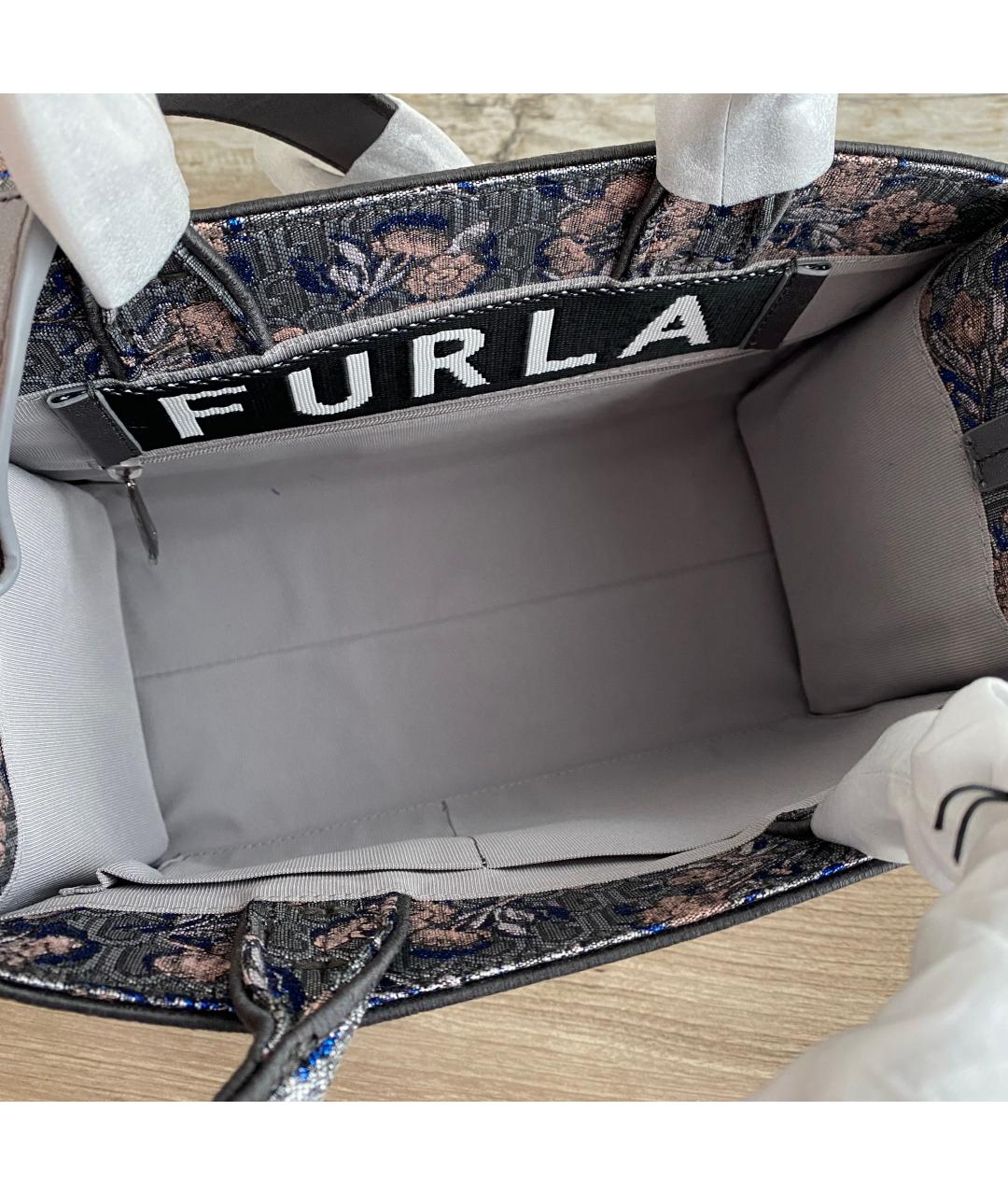 FURLA Мульти жаккардовая сумка тоут, фото 5