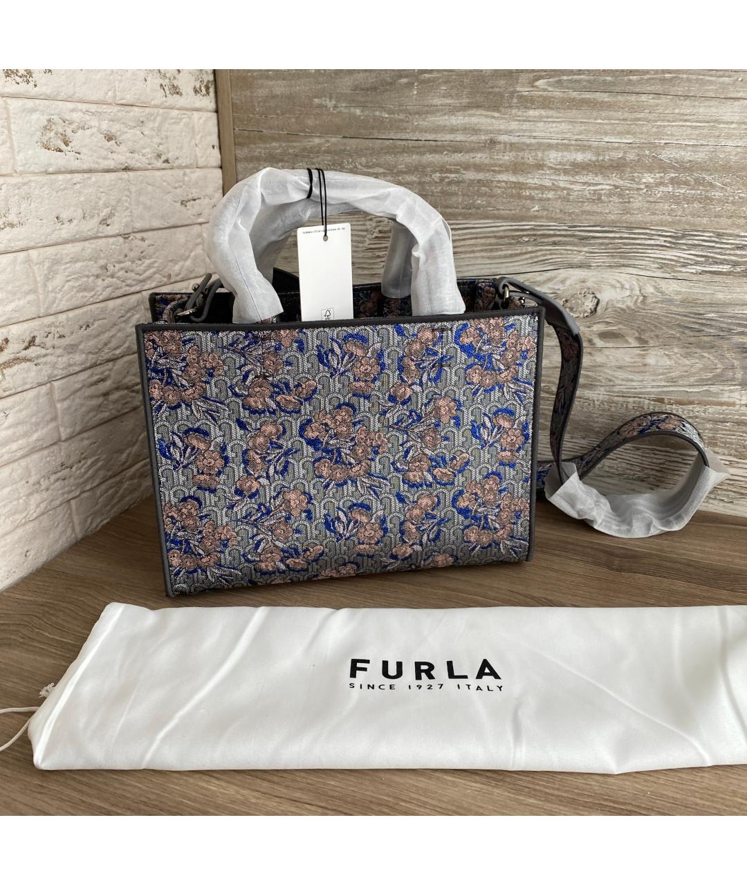 FURLA Мульти жаккардовая сумка тоут, фото 2