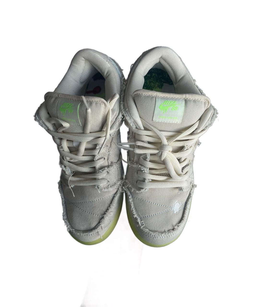 NIKE Серые текстильные низкие кроссовки / кеды, фото 2