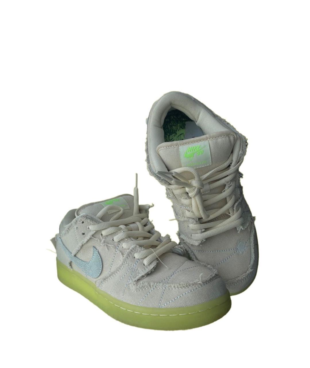 NIKE Серые текстильные низкие кроссовки / кеды, фото 5