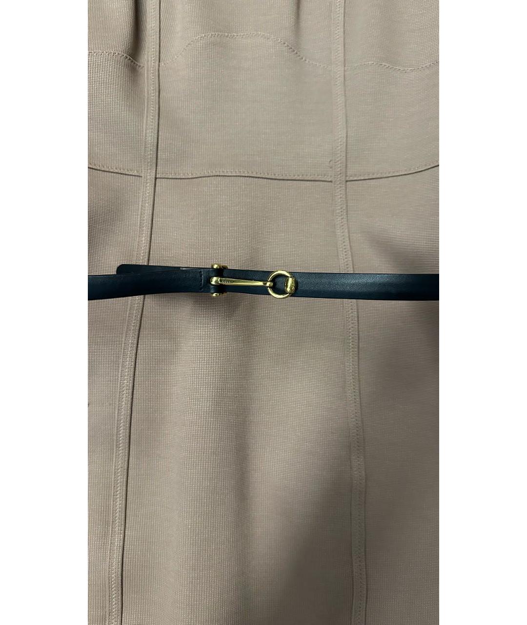 GUCCI Коричневое вискозное повседневное платье, фото 2