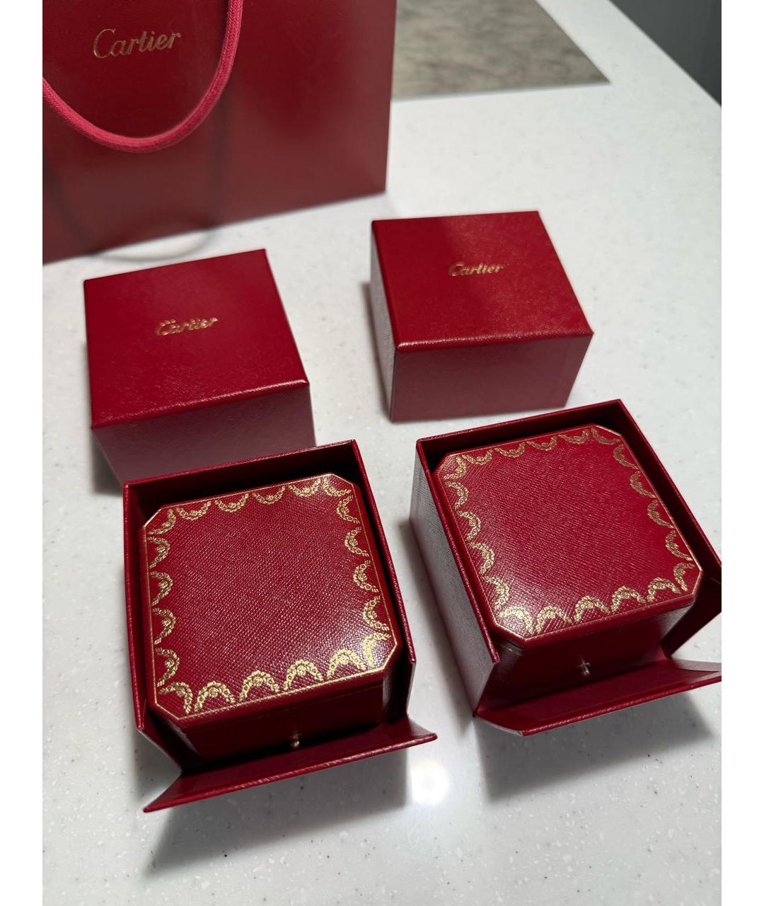 CARTIER Серебряное платиновое кольцо, фото 8