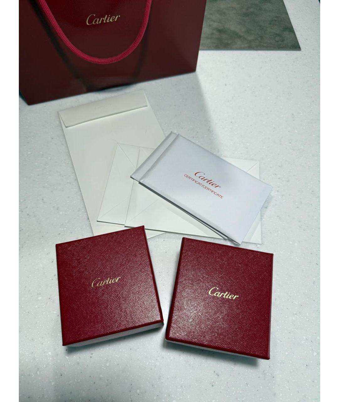 CARTIER Серебряное платиновое кольцо, фото 6