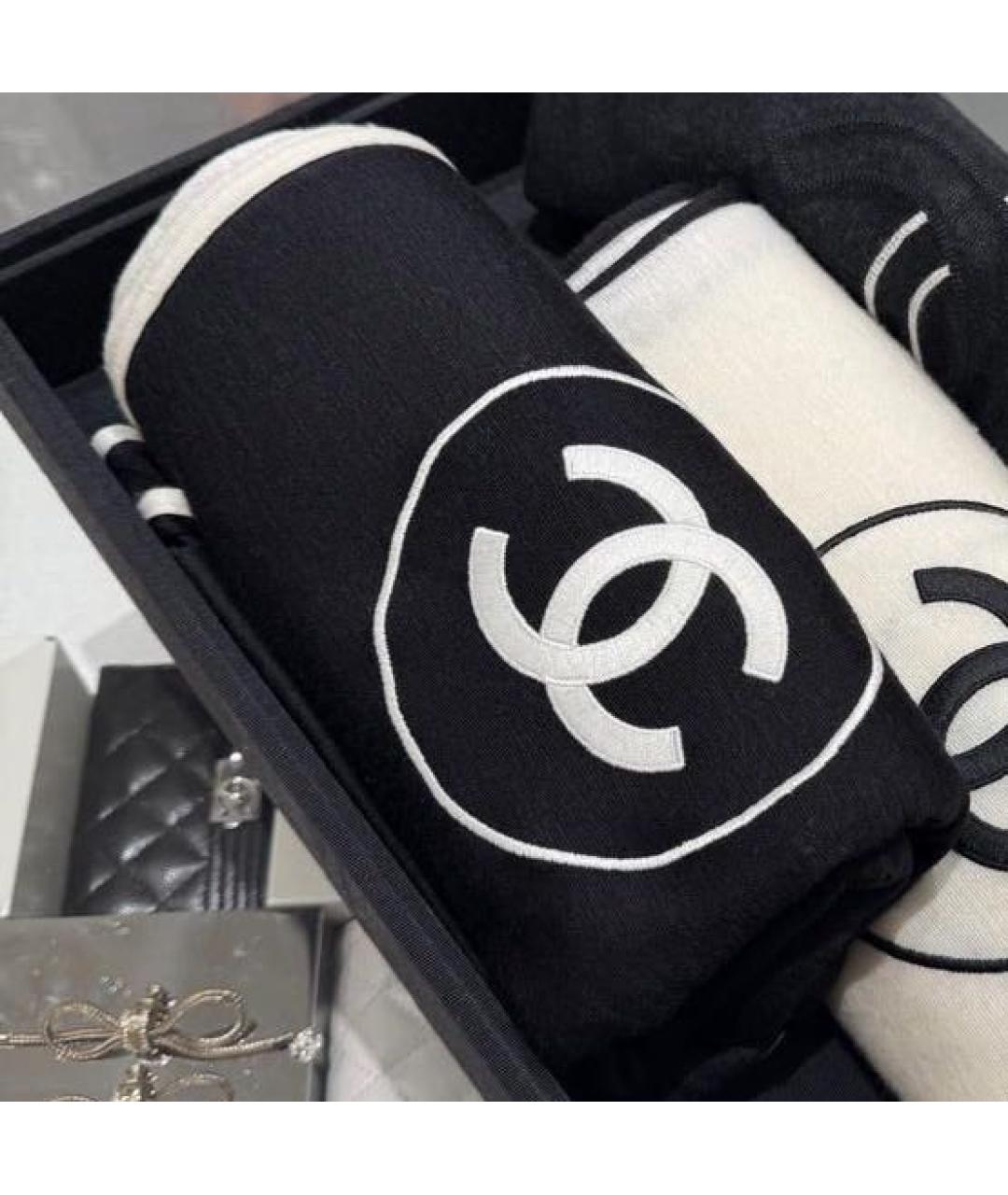 CHANEL Черный платок, фото 3