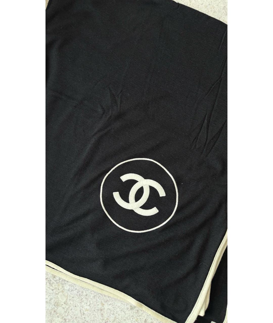 CHANEL Черный платок, фото 2