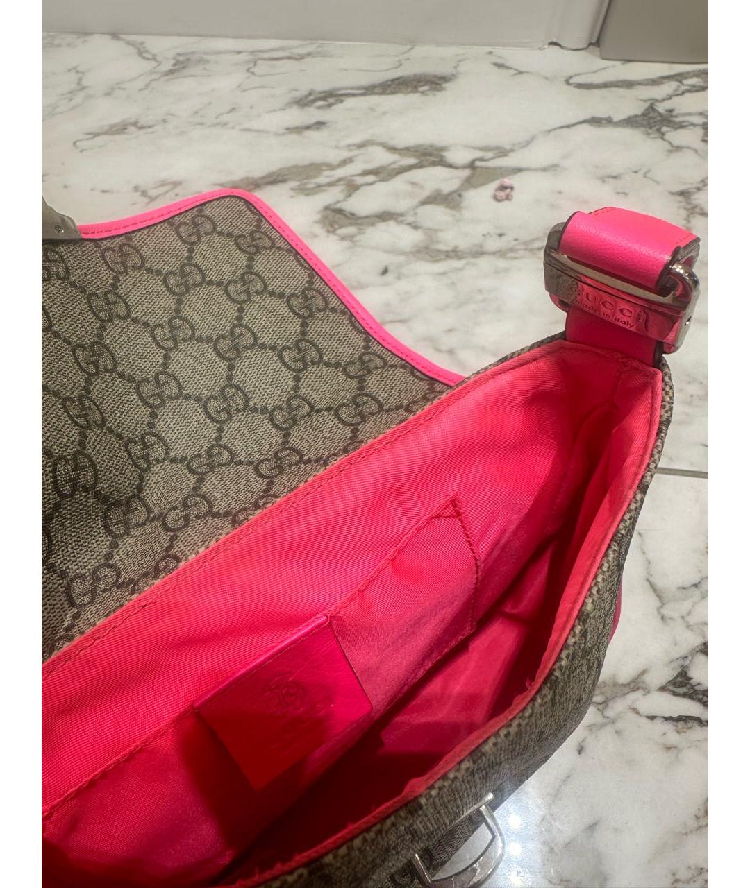 GUCCI KIDS Коричневая сумка через плечо, фото 4