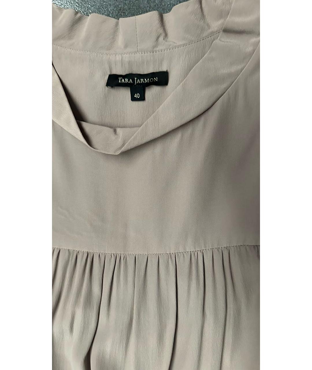 Tara Jarmon Шелковое коктейльное платье, фото 4