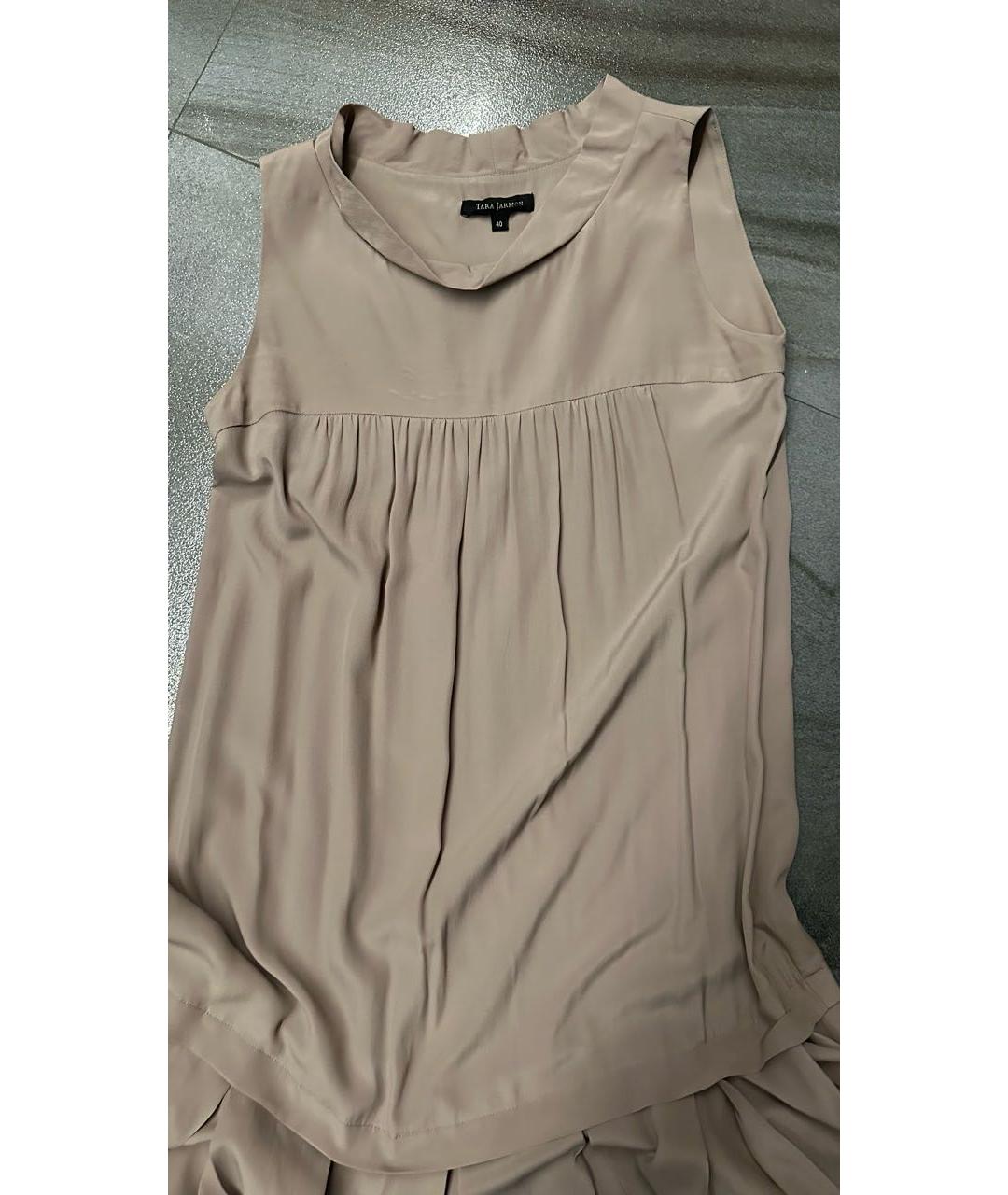 Tara Jarmon Шелковое коктейльное платье, фото 3