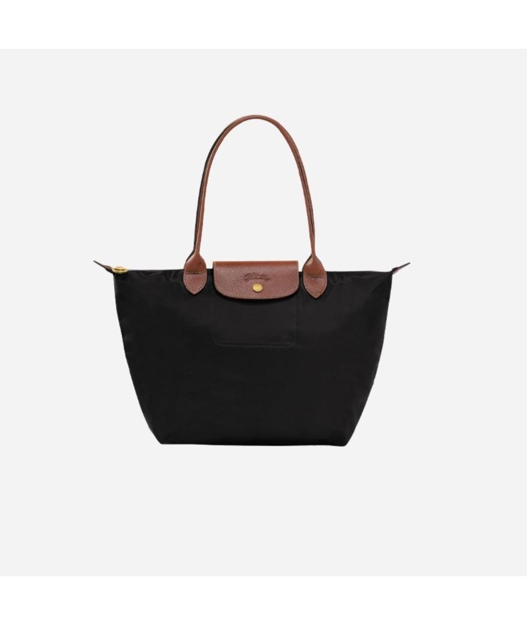 LONGCHAMP Черная сумка тоут, фото 9