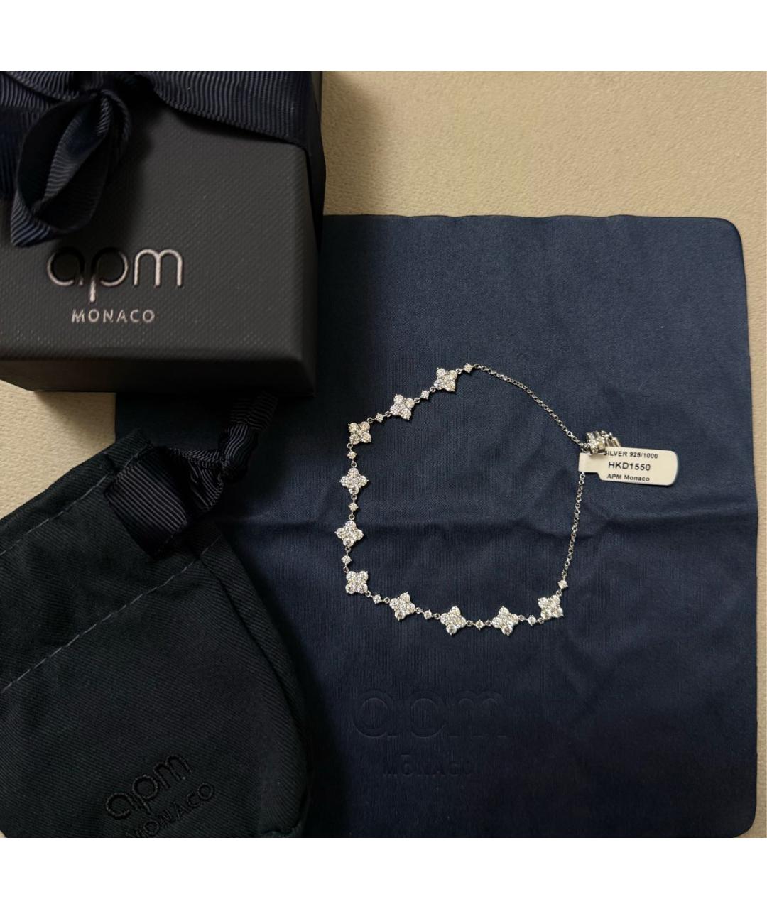 APM Monaco Серебрянный серебряный браслет, фото 3