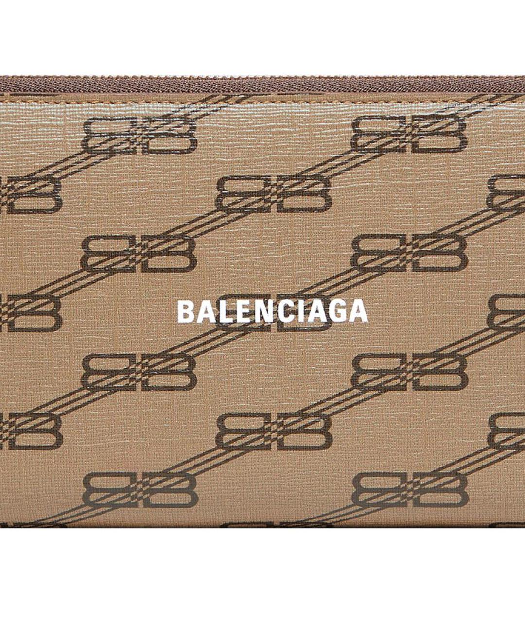 BALENCIAGA Бежевый кошелек, фото 4