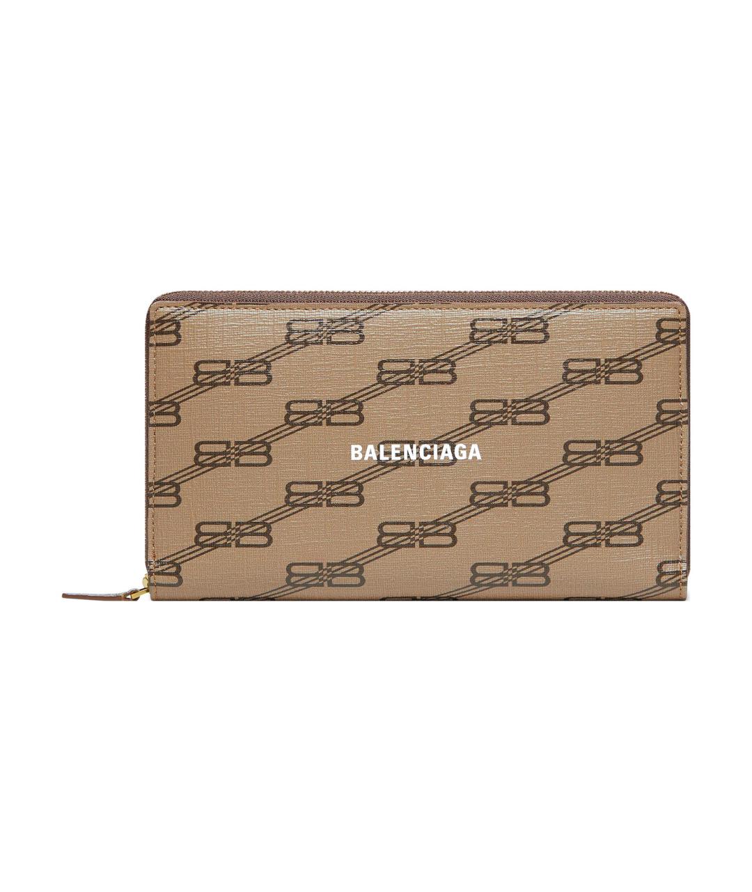 BALENCIAGA Бежевый кошелек, фото 1