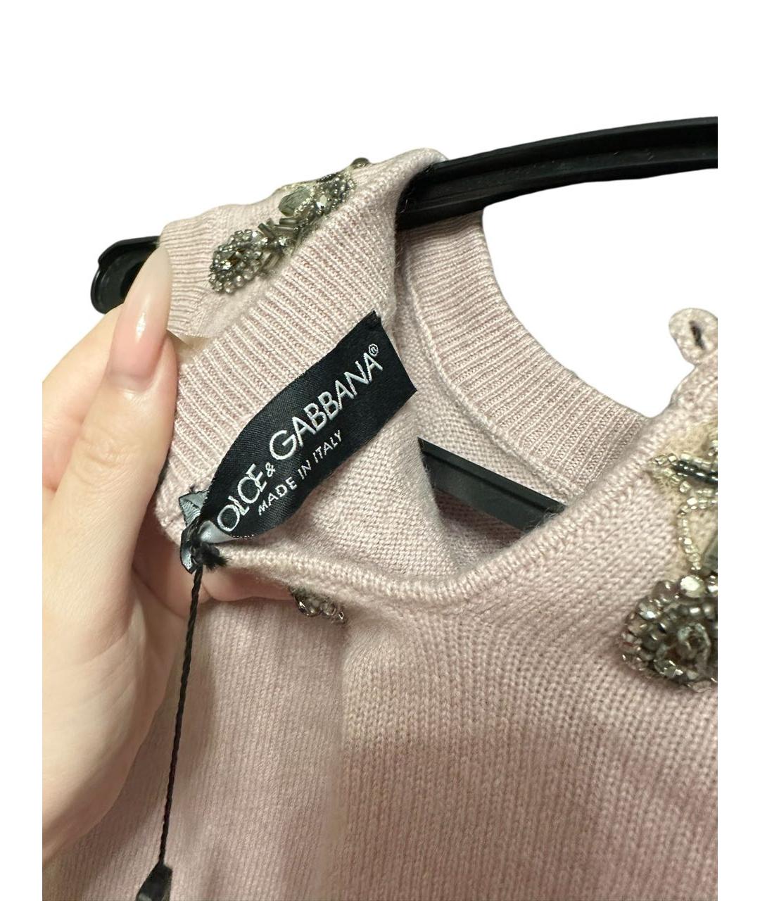DOLCE&GABBANA Фиолетовая кашемировая жилетка, фото 3
