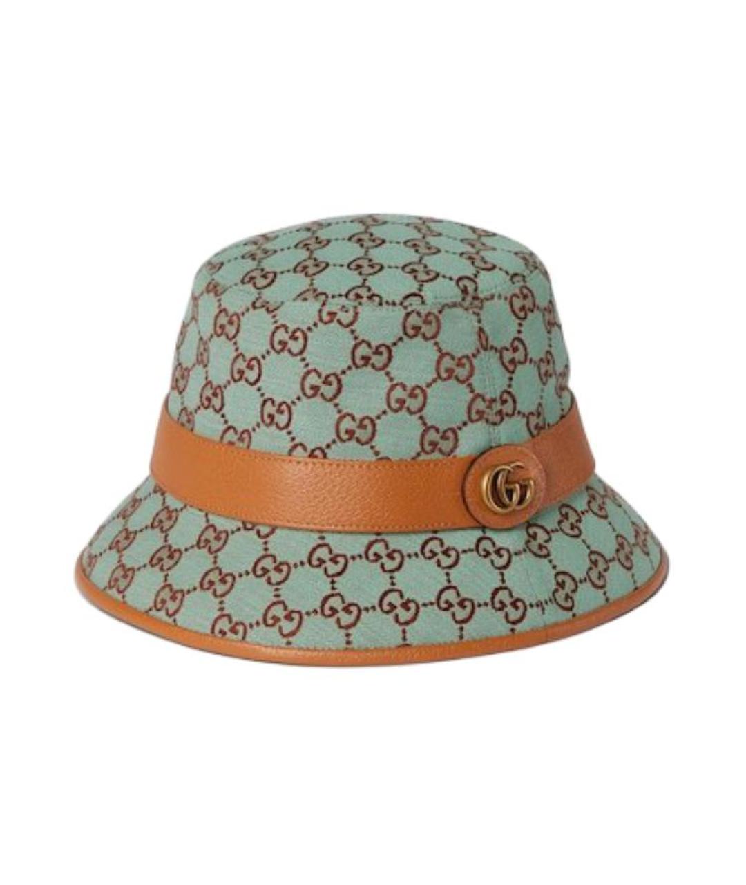 GUCCI Голубая панама, фото 2