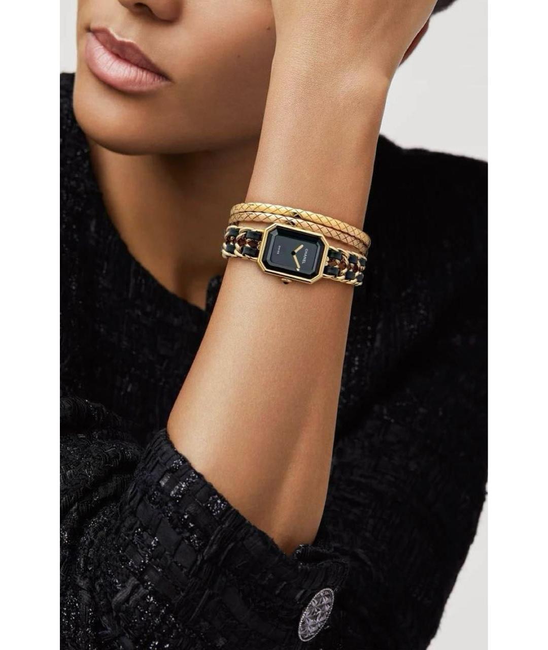CHANEL Золотые часы, фото 6