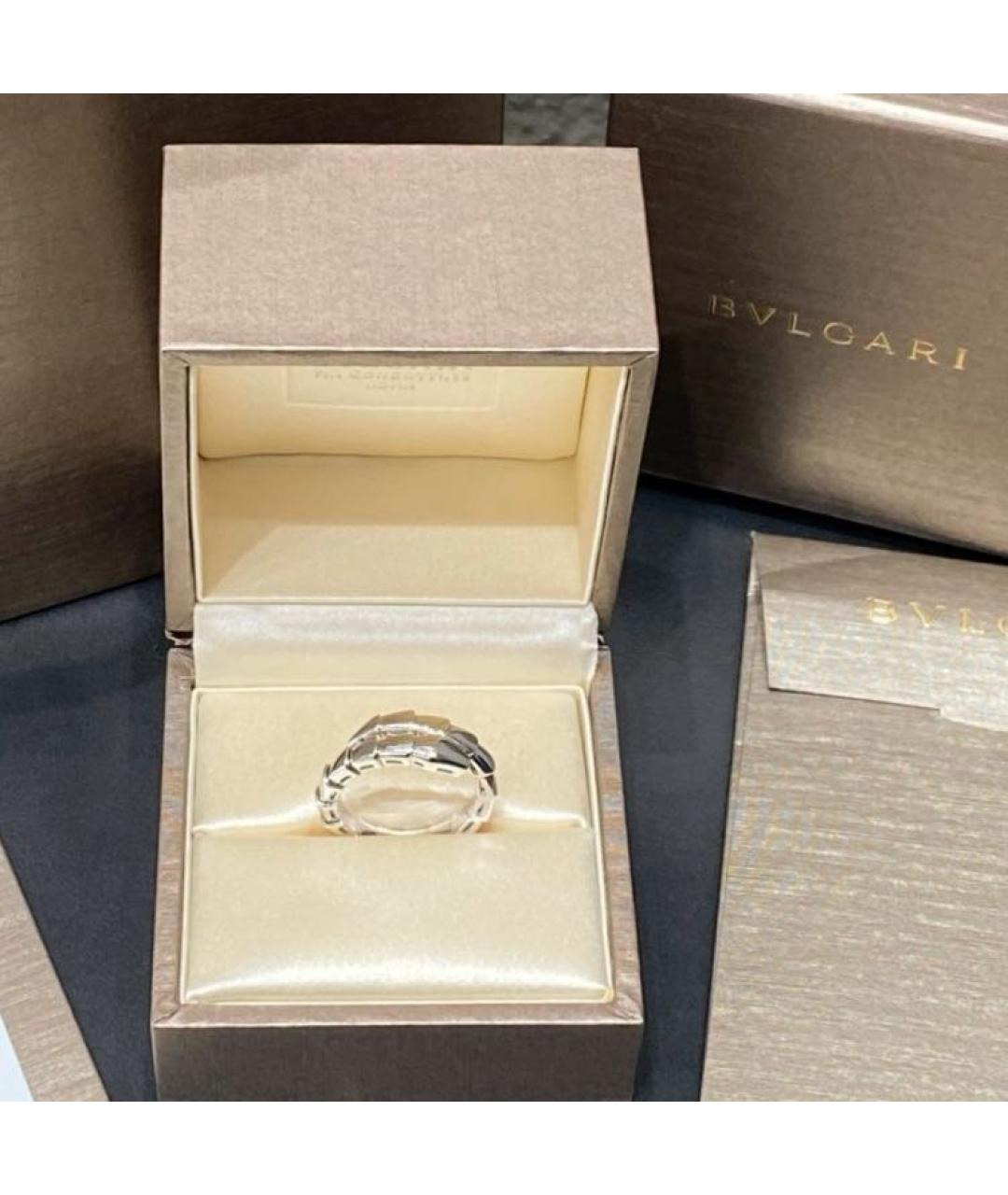 BVLGARI Серебряное кольцо из белого золота, фото 2