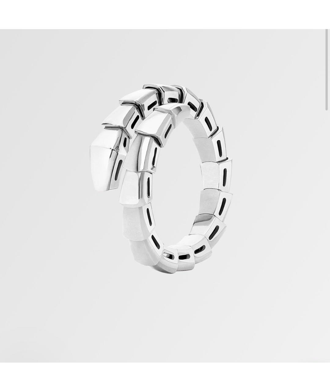 BVLGARI Серебряное кольцо из белого золота, фото 8