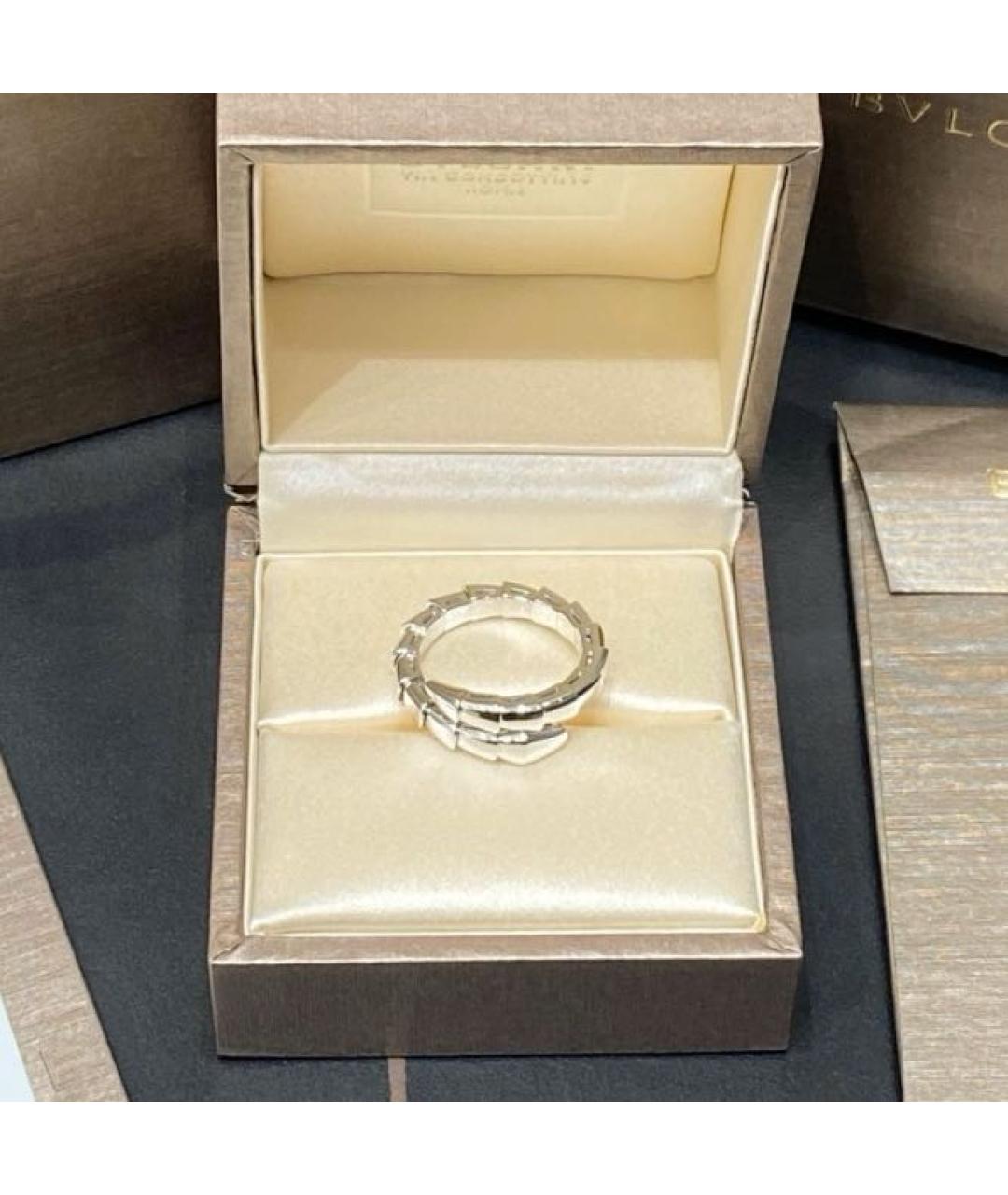 BVLGARI Серебряное кольцо из белого золота, фото 5