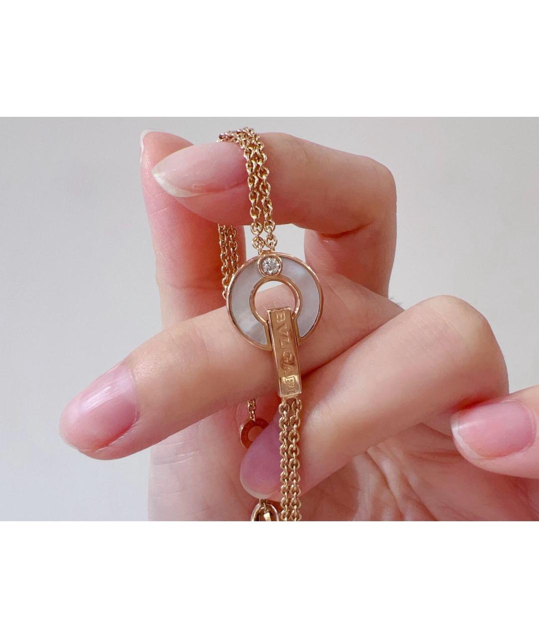 BVLGARI Розовый браслет из розового золота, фото 4