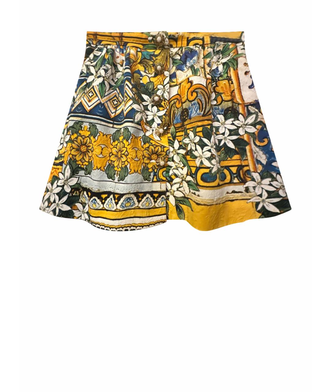 DOLCE&GABBANA Мульти юбка мини, фото 1