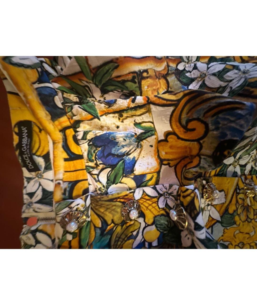 DOLCE&GABBANA Мульти юбка мини, фото 5