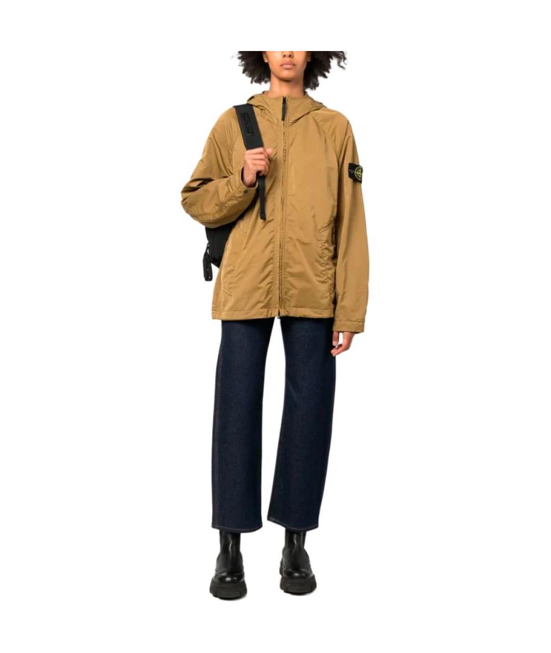 STONE ISLAND Горчичная куртка, фото 3