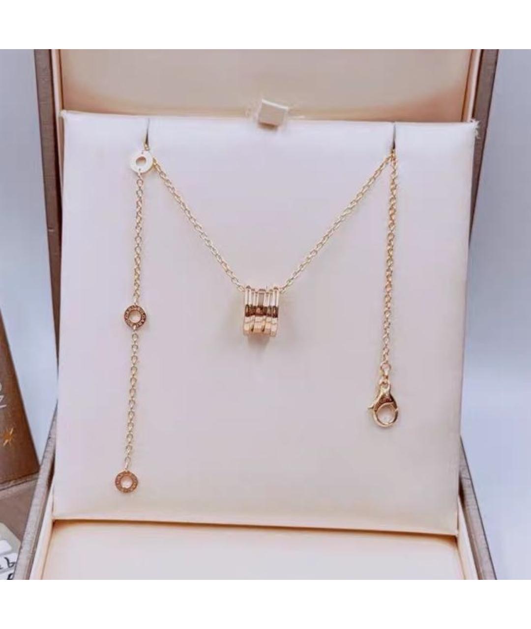 BVLGARI Золотое колье из розового золота, фото 6