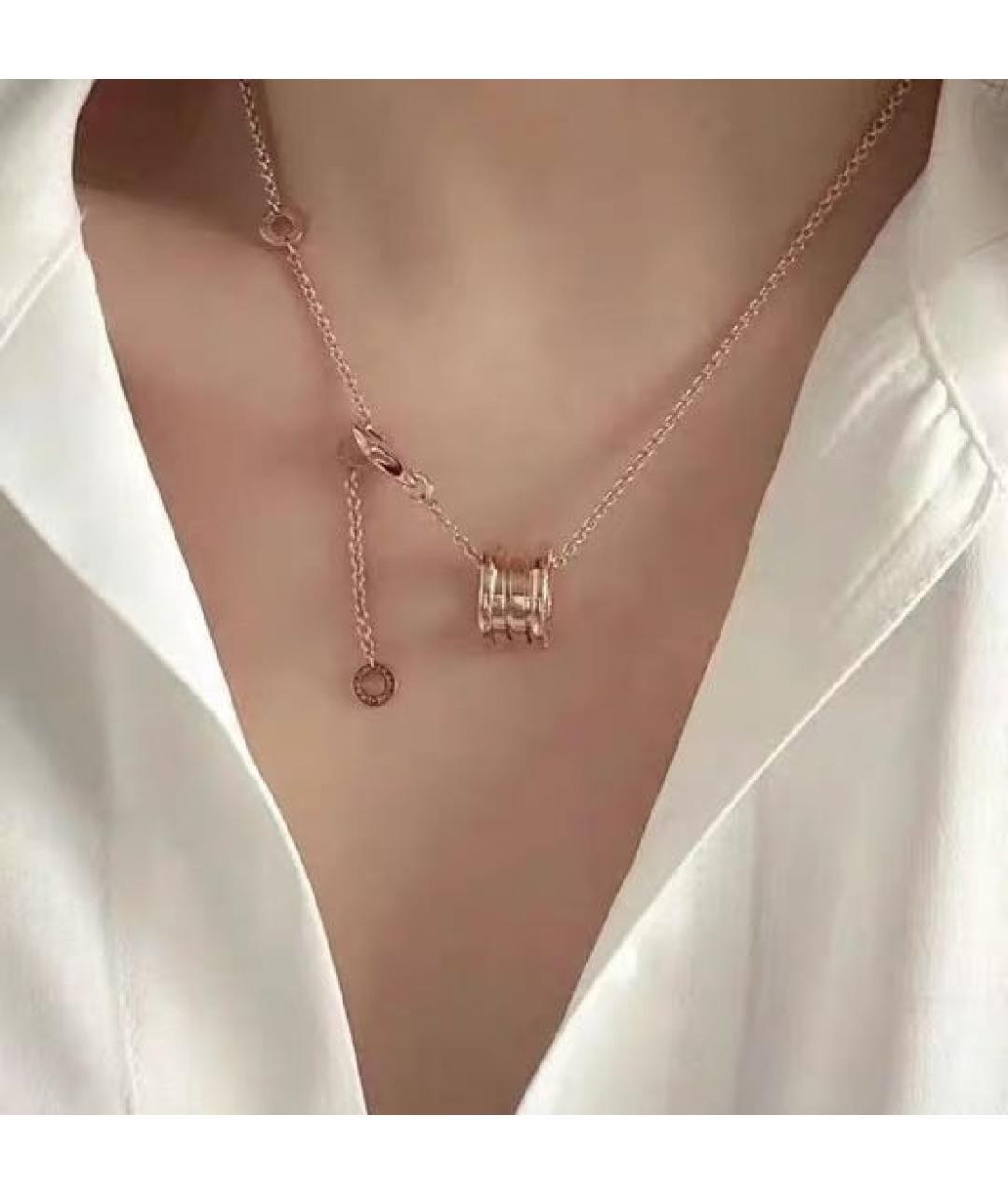 BVLGARI Золотое колье из розового золота, фото 4