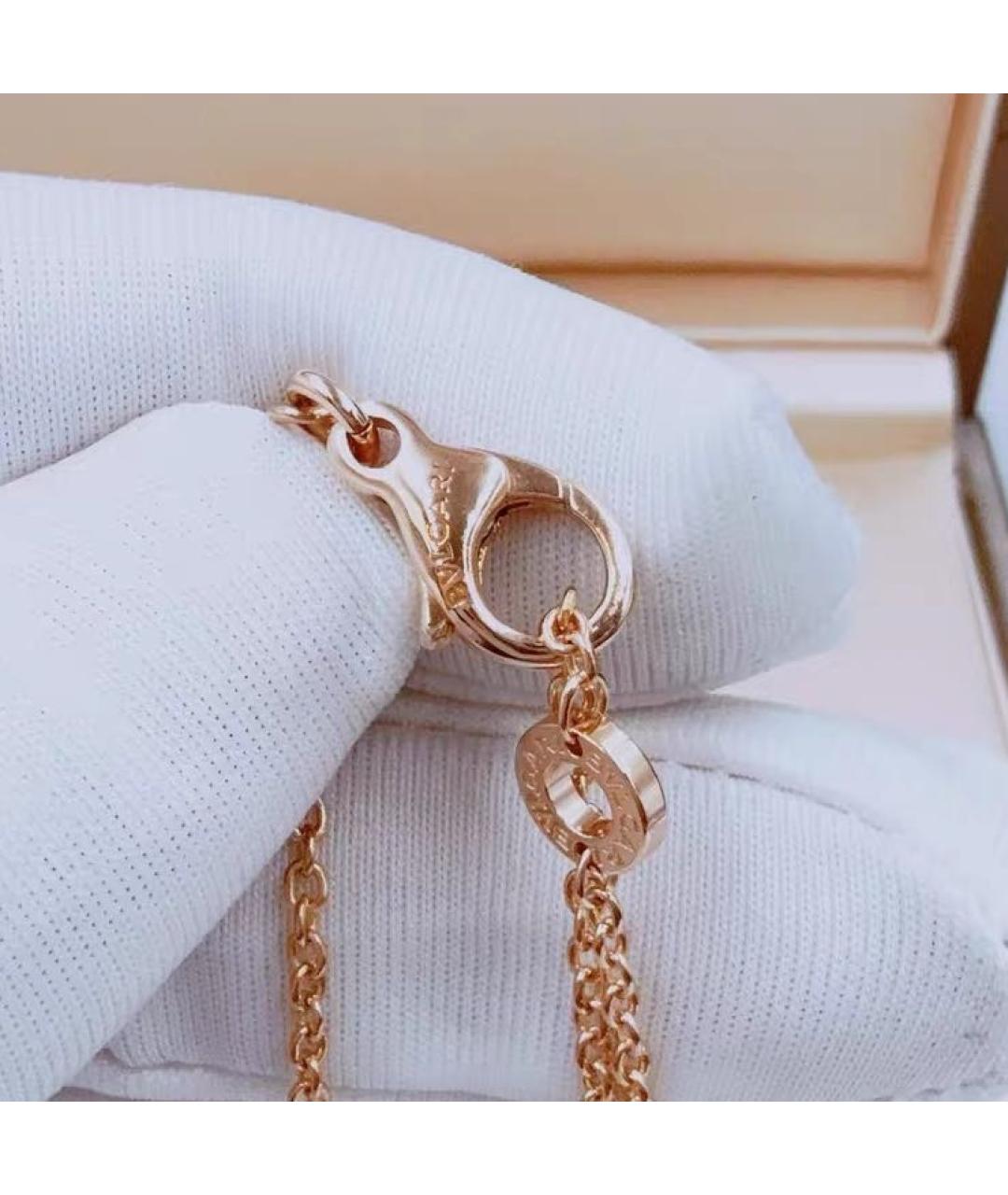 BVLGARI Золотое колье из розового золота, фото 5