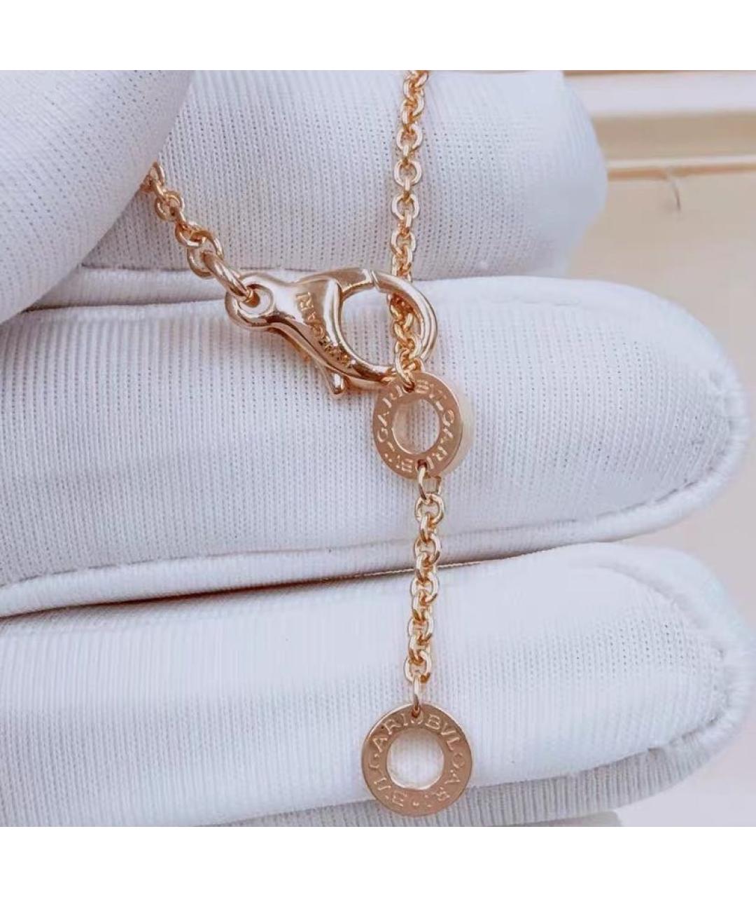 BVLGARI Черный браслет из розового золота, фото 6