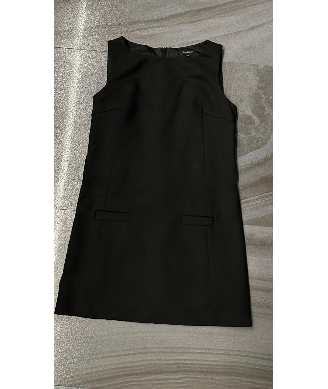 Tara Jarmon Черное полиэстеровое коктейльное платье, фото 4