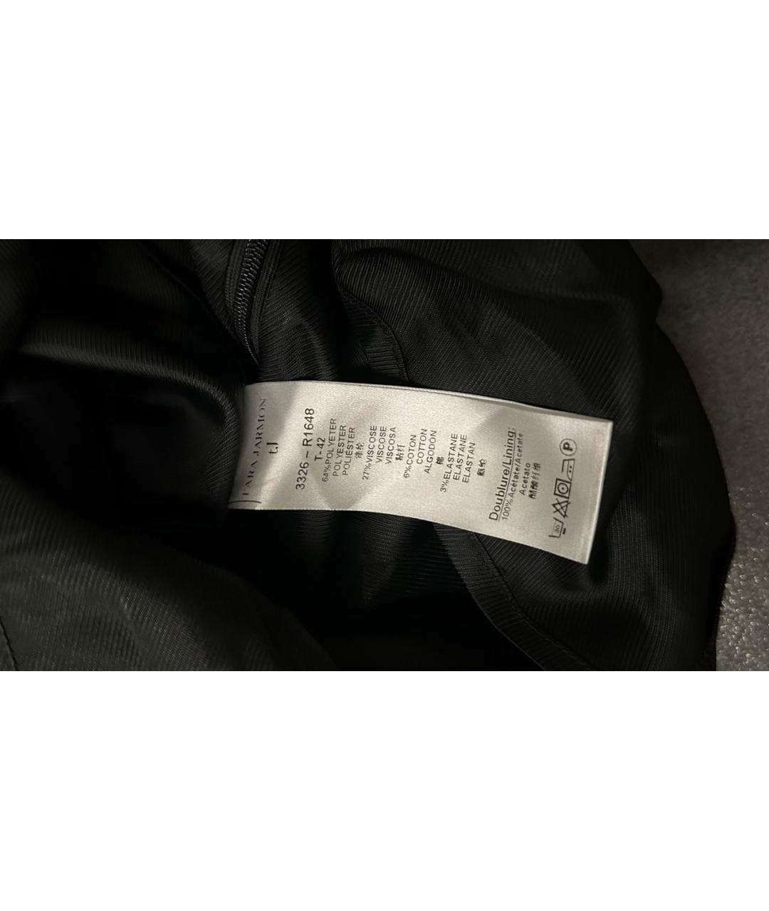 Tara Jarmon Черное полиэстеровое коктейльное платье, фото 3