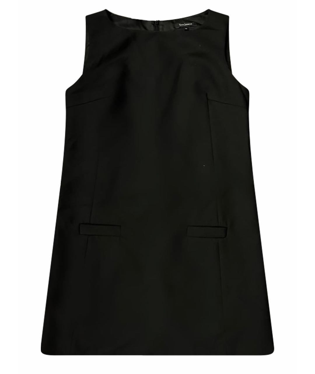 Tara Jarmon Черное полиэстеровое коктейльное платье, фото 1
