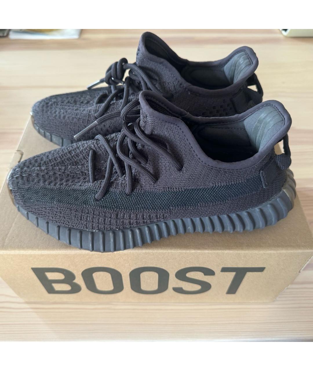 ADIDAS YEEZY Черные текстильные кроссовки, фото 5