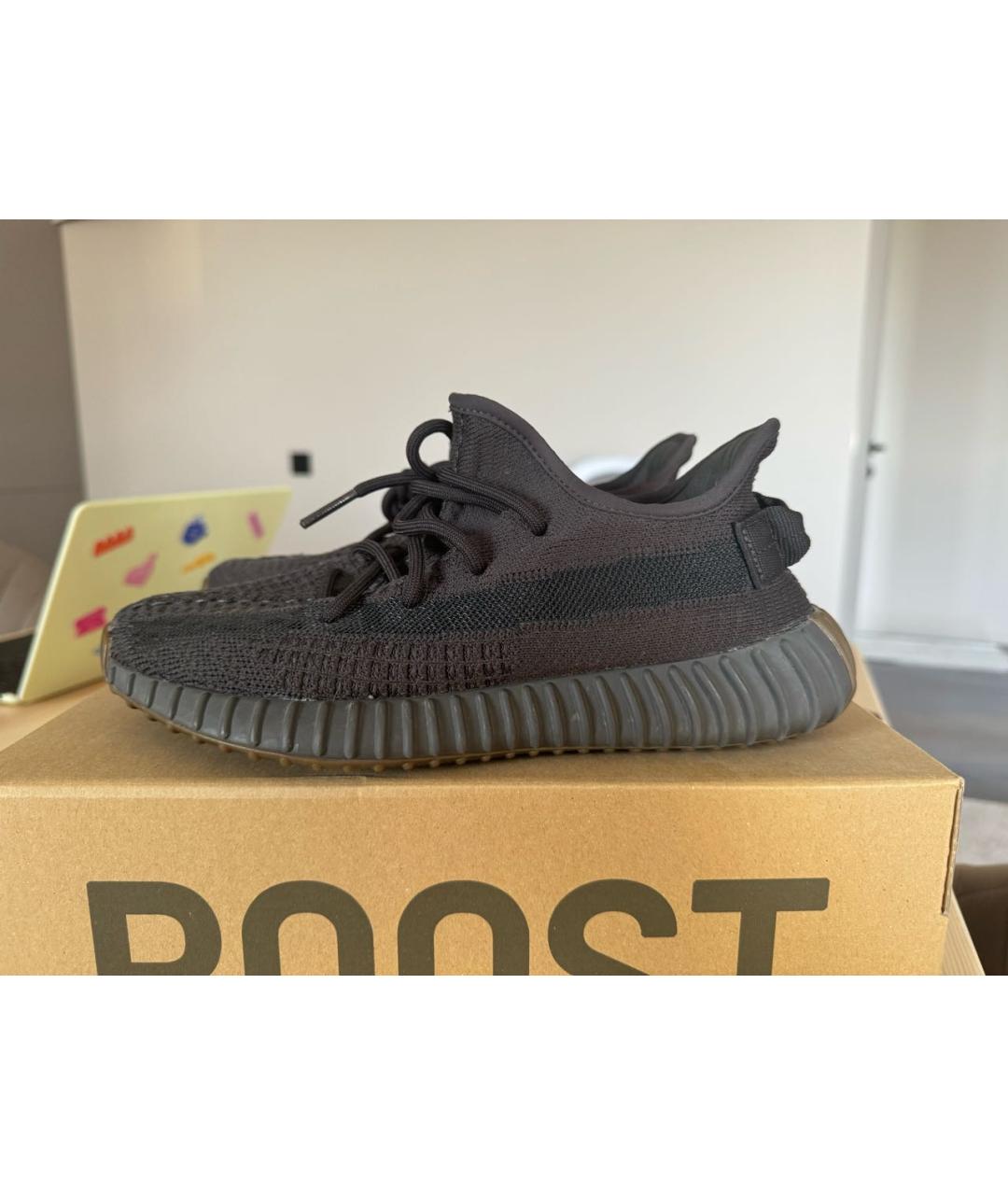 ADIDAS YEEZY Черные текстильные кроссовки, фото 6